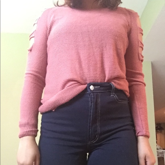 cold shoulder sweater - Picture 2 of 5